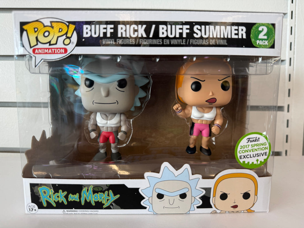 Funko Pop Buff Rick / Buff Summer (2-Pack)