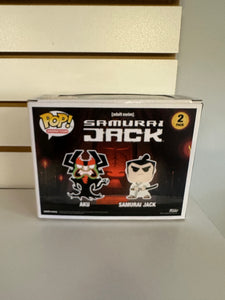 Funko Pop Aku & Samurai Jack (2-Pack) [Shared Sticker]