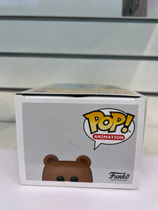 Funko Pop Brown (Flocked) (Signed By Doug Erholtz With JSA COA)