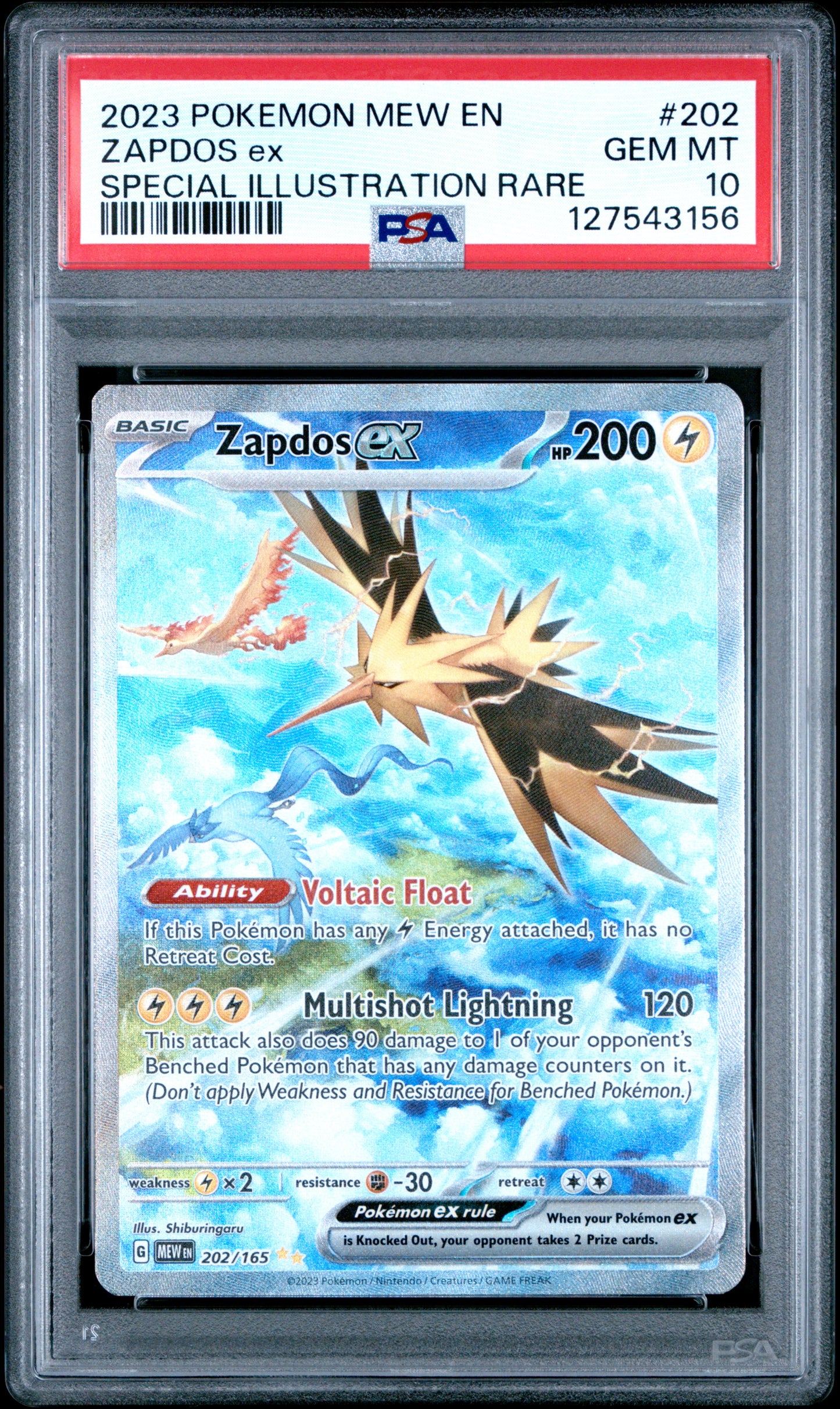 PSA 10 Zapdos #202 (Special Illustration Rare) [151]