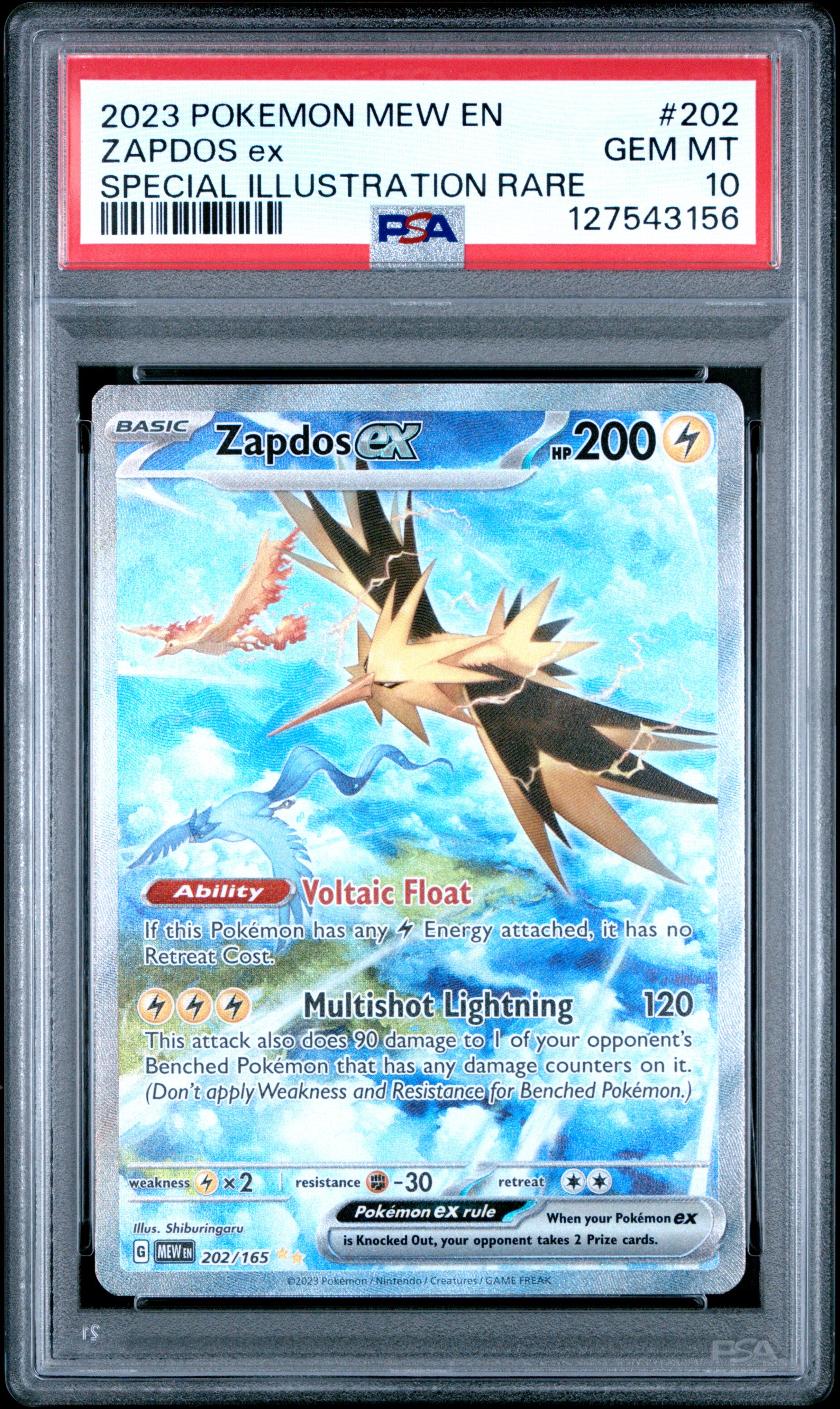 PSA 10 Zapdos #202 (Special Illustration Rare) [151]