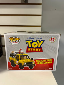 Funko Pop Pizza Planet Truck With Buzz Lightyear [Shared Sticker]