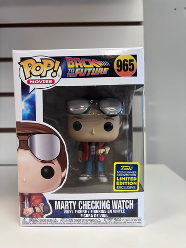 Funko Pop Marty Checking Watch