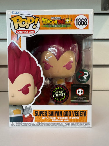 Funko Pop Super Saiyan God Vegeta