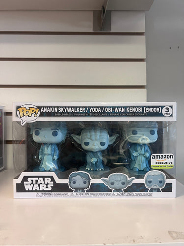 Funko Pop Anakin Skywalker / Yoda / Obi-Wan Kenobi (3 Pack)