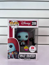 Funko Pop Sally (Seated) (Glow in the Dark) with Cat (Flocked)