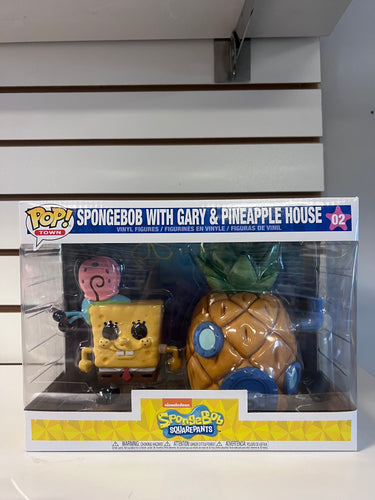 Funko Pop Spongebob with Gary & Pineapple House