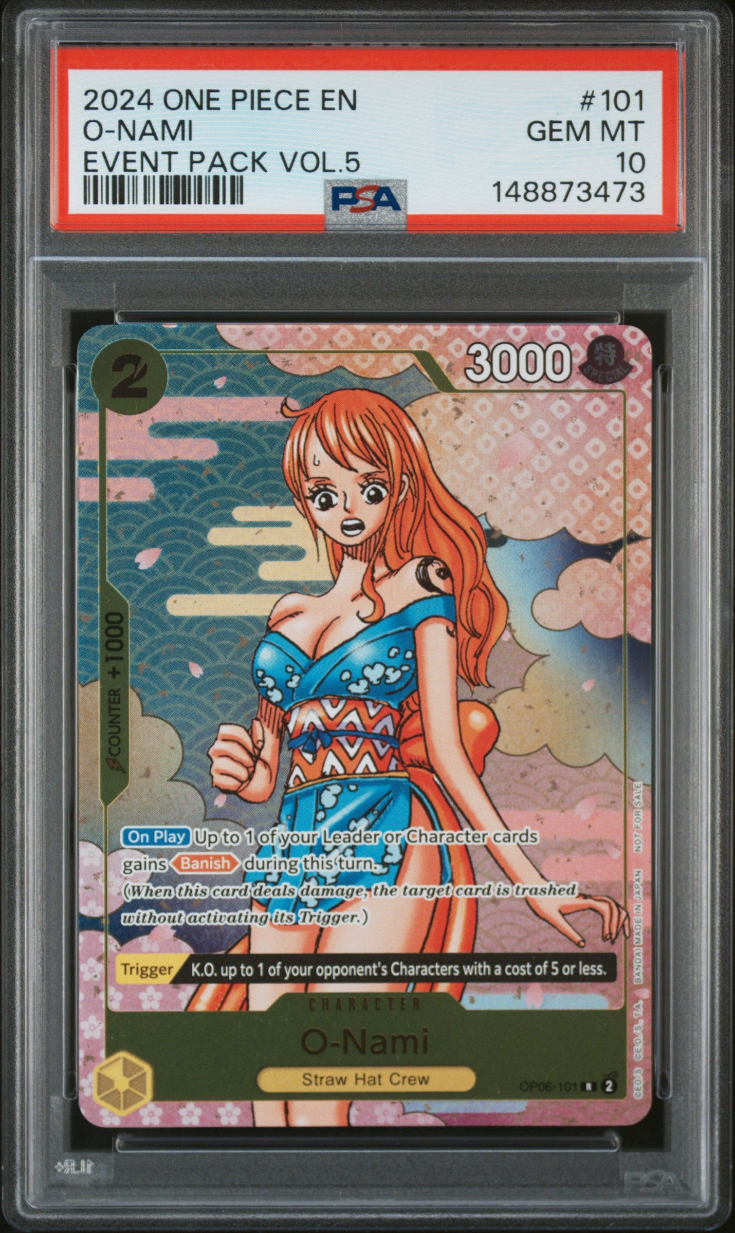PSA 10 Nami [Event Pack Vol. 5]