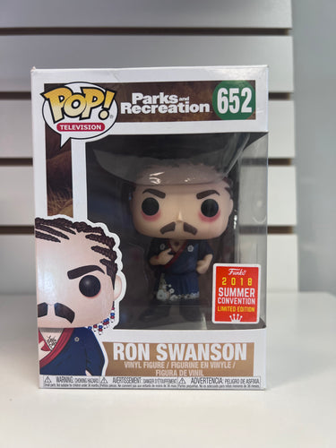 Funko Pop Ron Swanson (Cornrows) [Shared Sticker]