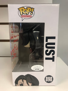 Funko Pop Lust (Autographed By Laura Bailey With Quote And JSA Certification)