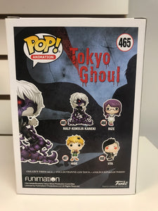 Funko Pop Half-Kakuja Kaneki (Autographed By Austin Tindle With Quote And JSA Certification)