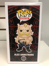 Funko Pop Alex Armstrong (Autographed By Chris Sabat With Quote And JSA Certification)
