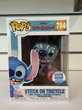 Funko Pop Stitch on Tricycle