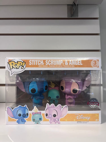 Funko Pop Stitch, Scrump & Angel (3 Pack)