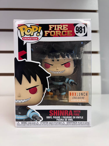 Funko Pop Shinra with Fire (Glow in the Dark)