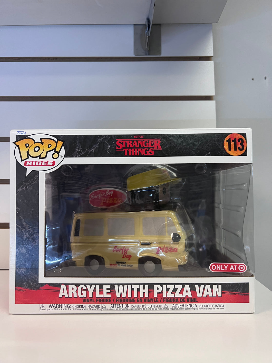 Funko Pop Argyle With Pizza Van