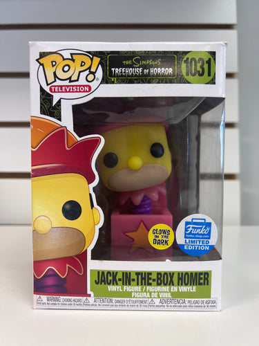Funko Pop Jack-in-the-Box Homer (Glow in the Dark)