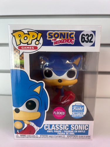 Funko Pop Classic Sonic (Flocked)