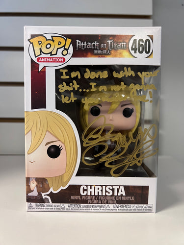 Funko Pop Christa (Signed With JSA COA)