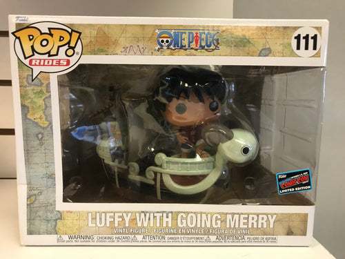Funko Pop Luffy With Going Merry [Con Sticker]