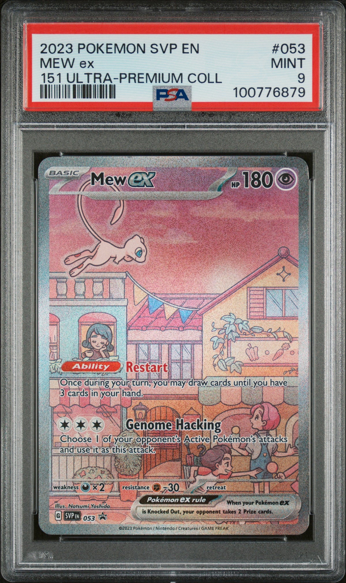 PSA 9 Mew ex (Special Illustration Rare) [SV Promo]
