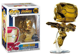Funko Pop Iron Man (Infinity War) (Golden Chrome) [Box Condition 8/10]