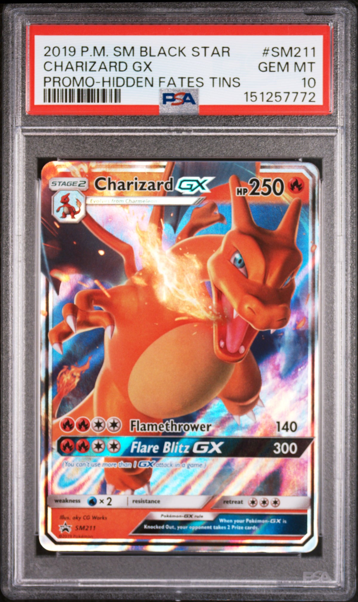 PSA 10 Charizard GX [SM Promo]