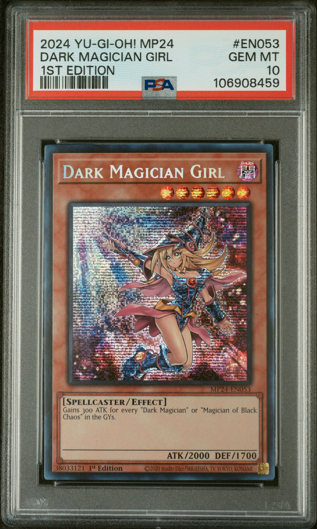 PSA 10 Dark Magician GIrl #053 (1st Edition) [25th Anniversary Tin]