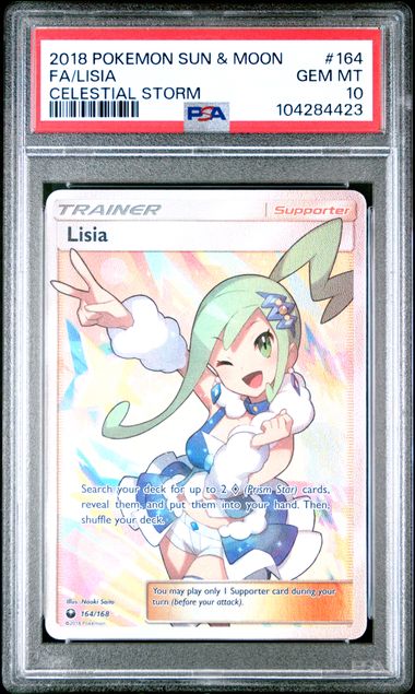 PSA 10 Lisia #164 (Full Art) [Celestial Storm]