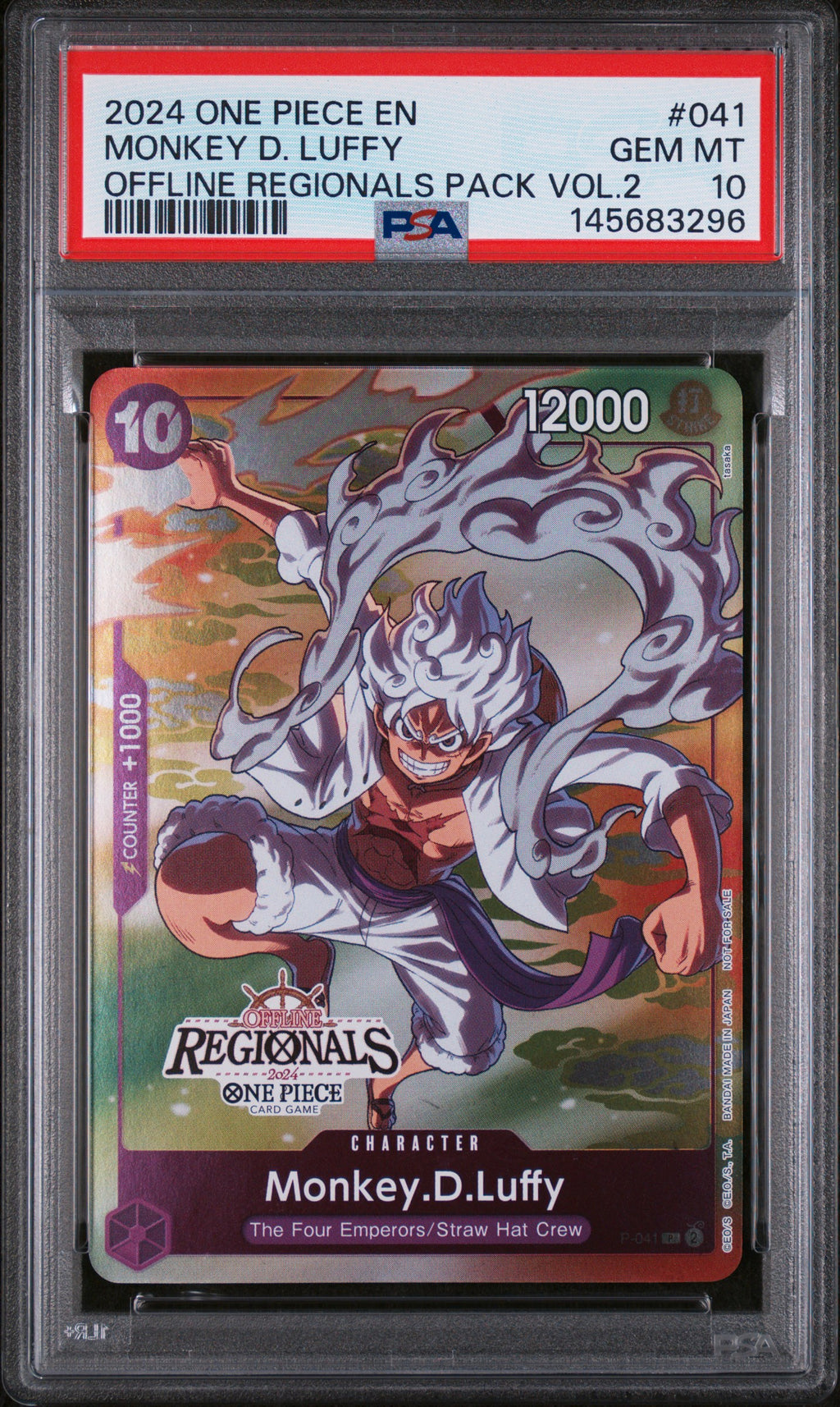 PSA 10 Monkey.D.Luffy [Offline Regionals Pack Vol 2]