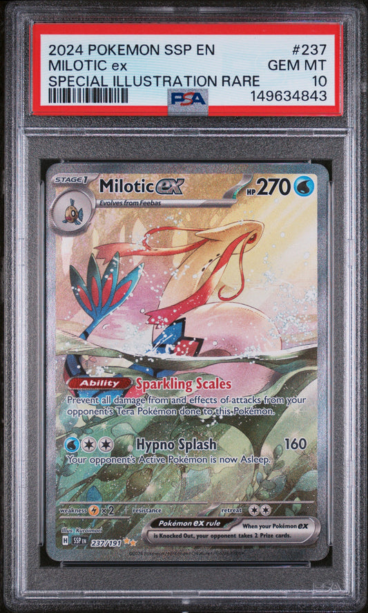 PSA 10 Milotic ex #237 (Special Illustration Rare} [Surging Sparks]