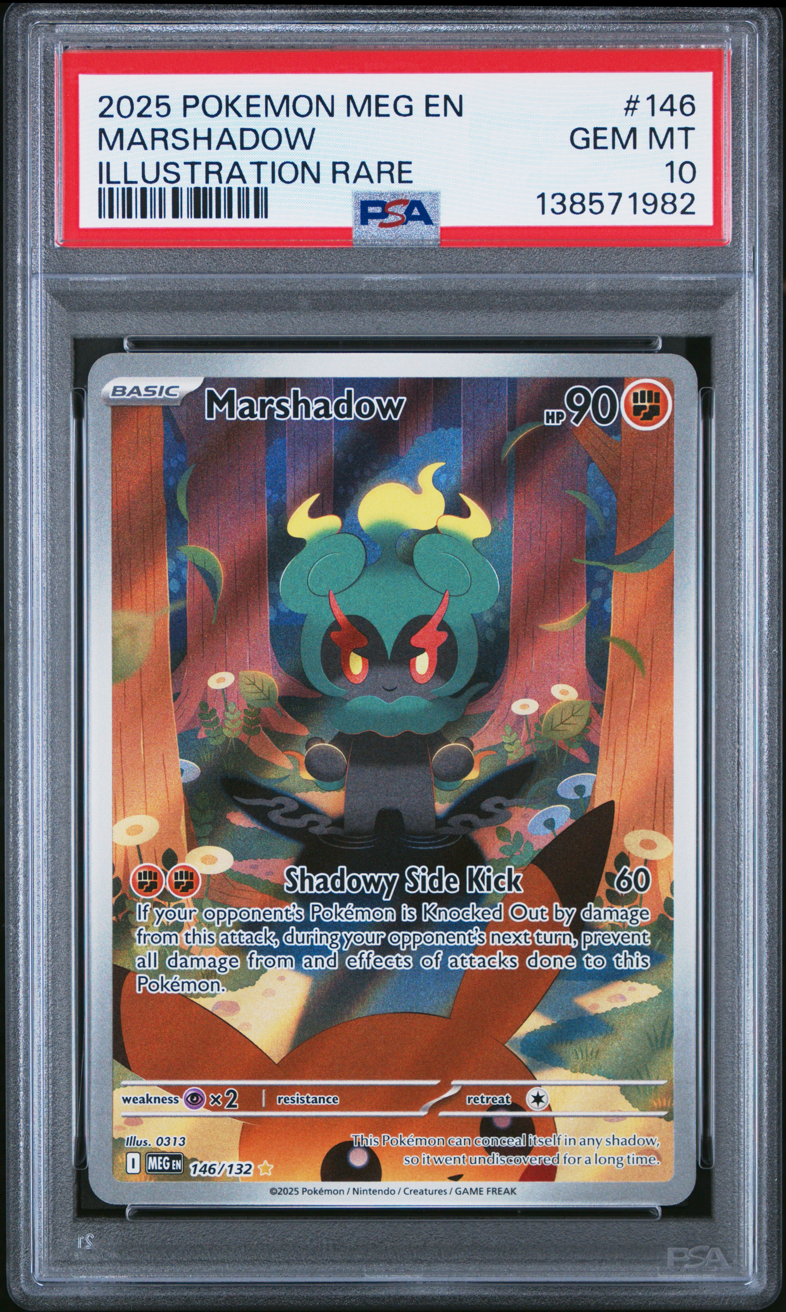 PSA 10 Marshadow (Illustration Rare) [Mega Evolution]