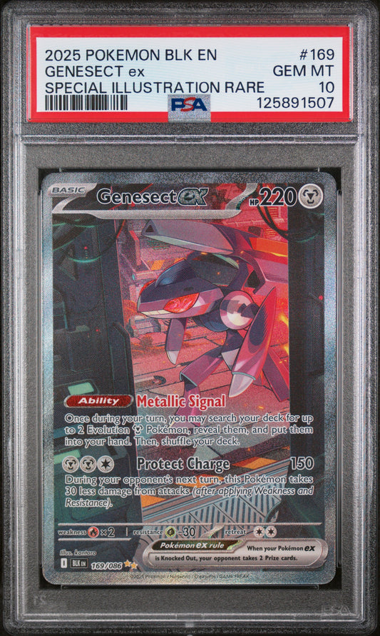 PSA 10 Genesect ex (Special Illustration Rare) [Black Bolt]
