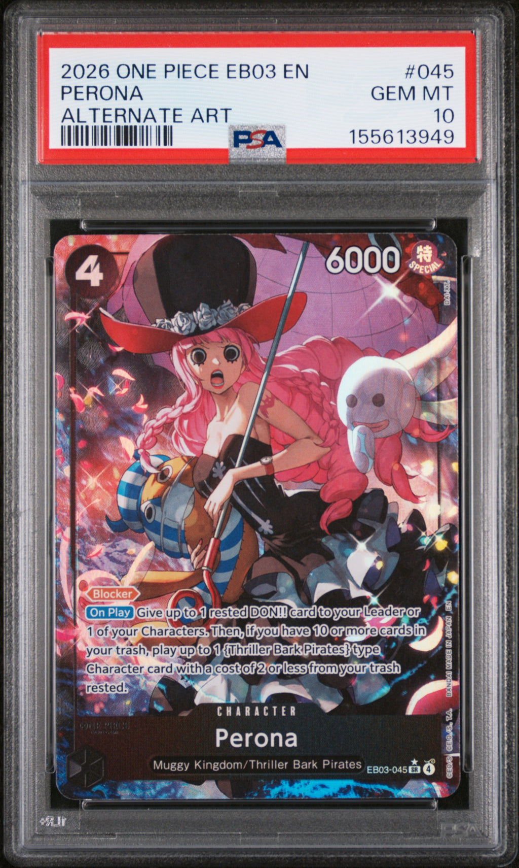 PSA 10 Perona (Alternate Art) [Heroines Edition]