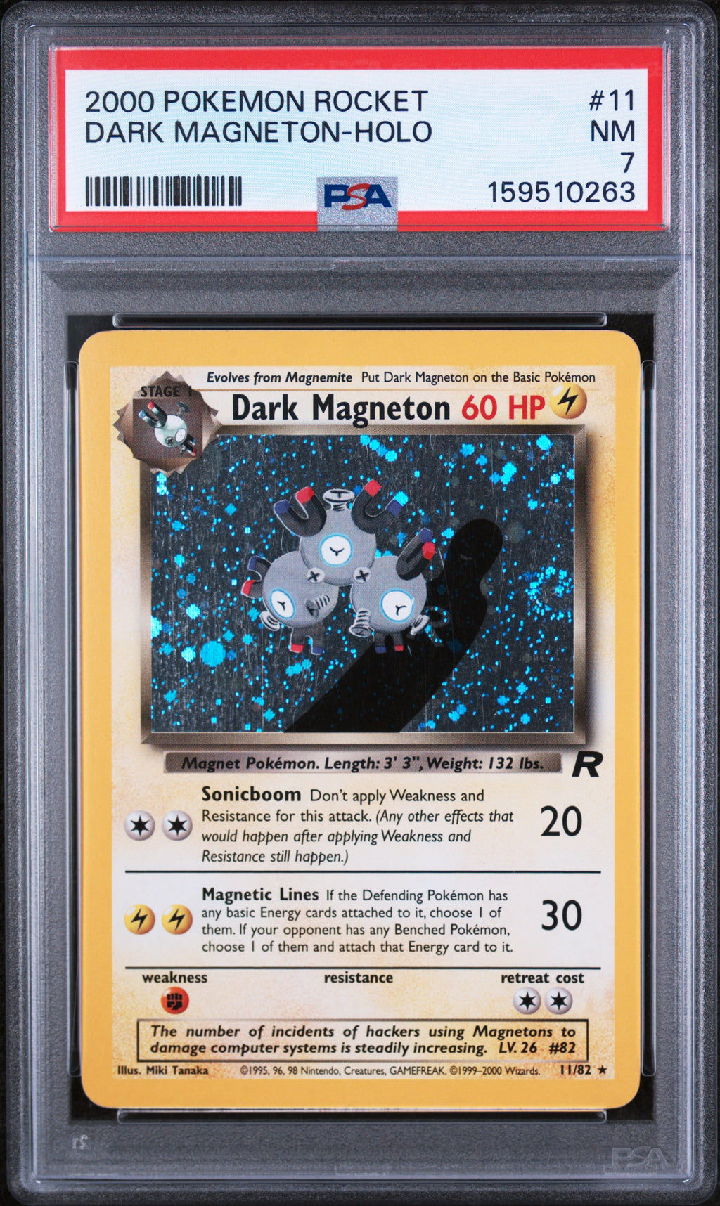 PSA 10 Dark Magneton (Holo) #11 [Rocket]