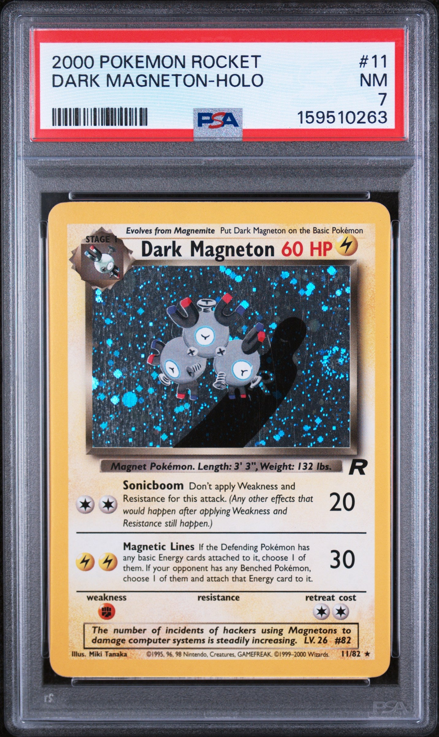 PSA 10 Dark Magneton (Holo) #11 [Rocket]