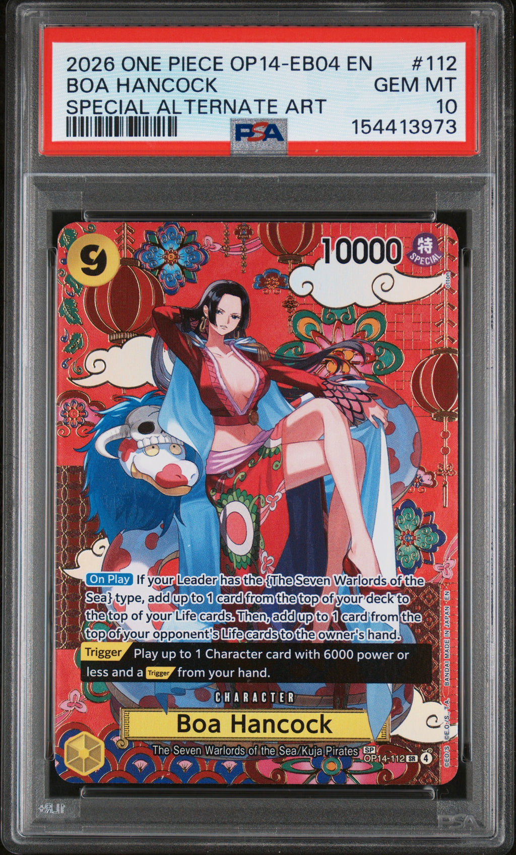 PSA 10 Boa Hancock [The Azure Sea's Seven]