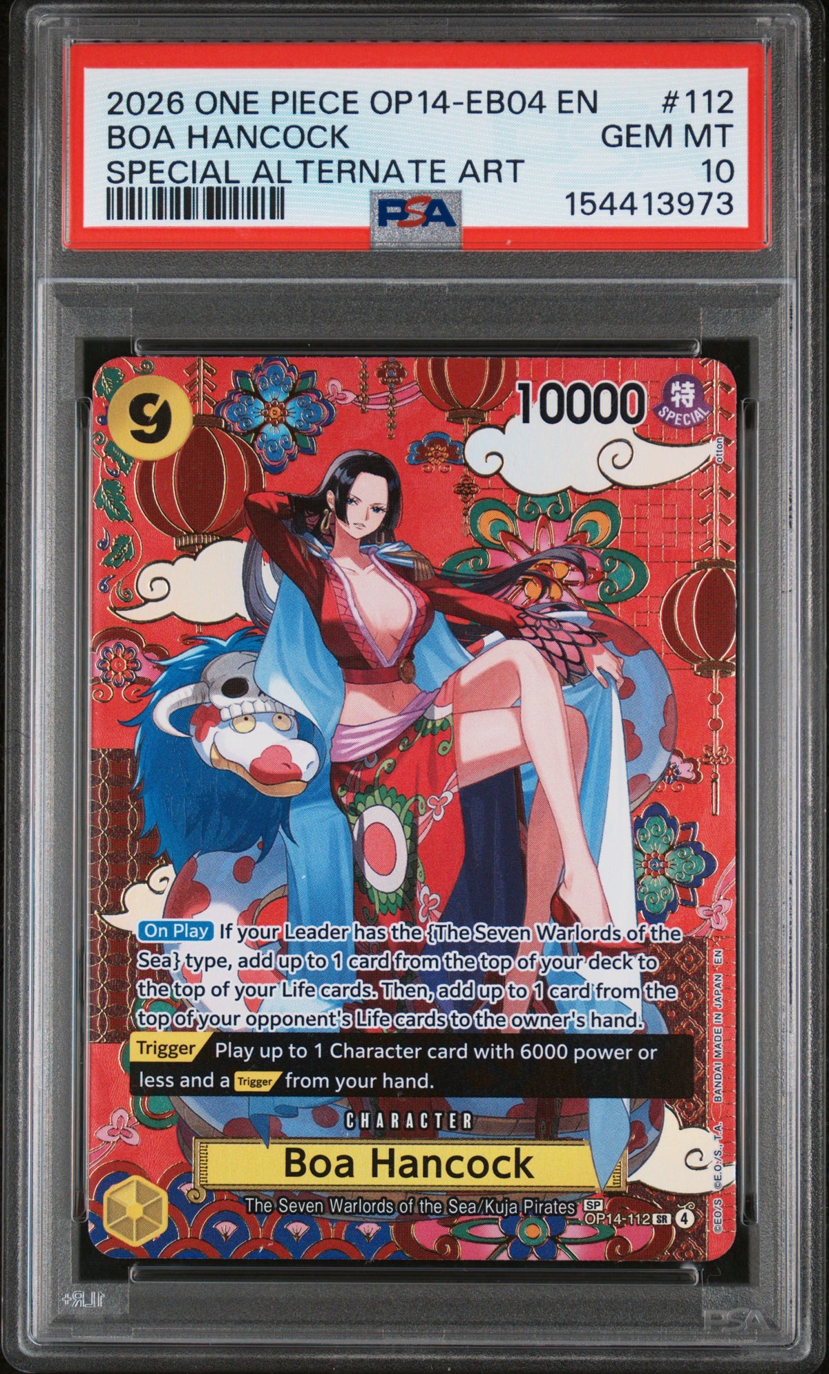 PSA 10 Boa Hancock [The Azure Sea's Seven]