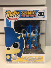 Funko Pop Sonic With Ring (Autographed by Jason Griffith With JSA Authentication)