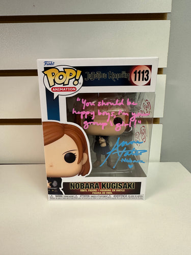 Funko Pop Nobara Kugisaki (Signed With Sketch And JSA Certification)