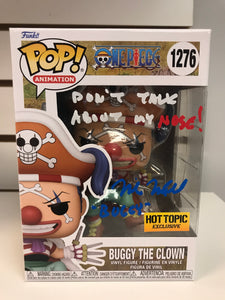 Funko Pop Buggy the Clown (Signed And Inscribed With JSA COA)