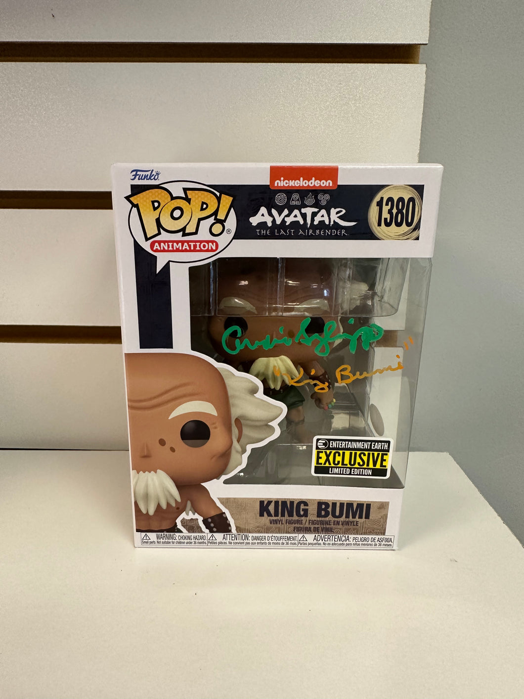 Funko Pop King Bumi (Autographed By Andre Sogliuzzo With JSA Authentication)