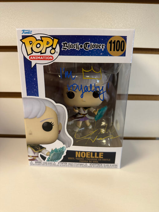 Funko Pop Noelle (Signed with quote by Jill Harris with JSA)