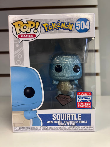 Funko Pop Squirtle (Diamond Glitter) [Shared Sticker]
