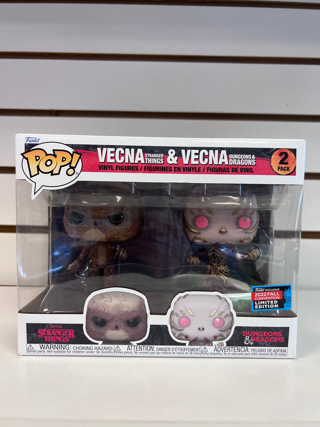 Funko Pop Vecna Stranger Things & Vecna Dungeons and Dragons [Shared Sticker]