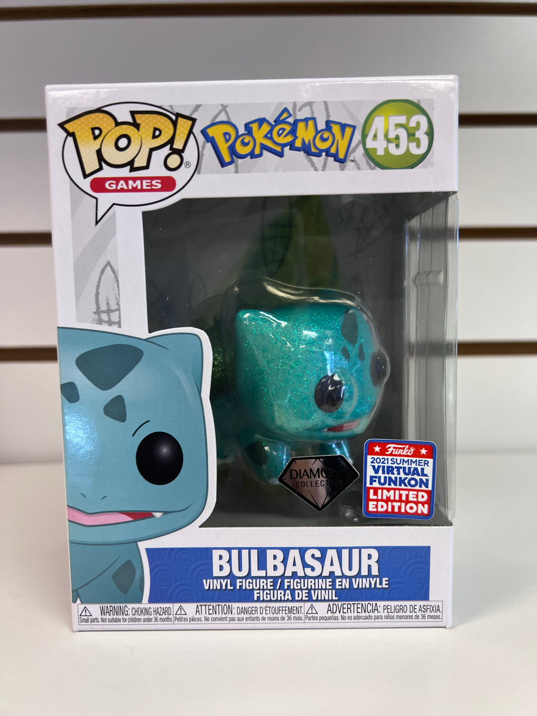 Funko Pop Bulbasaur (Diamond Glitter) [Con Sticker]