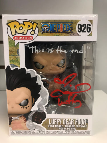 Funko Pop Luffy Gear Four (Metallic) (Singed With Quote And JSA Certification)