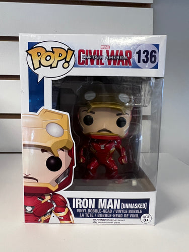 Funko Pop Iron Man [Unmasked]
