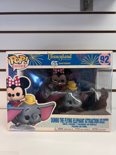 Funko Pop Dumbo The Flying Elephant Attraction with Minnie Mouse