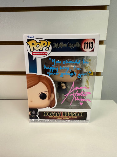 Funko Pop Nobara Kugisaki (Signed With Sketch And JSA Certification)